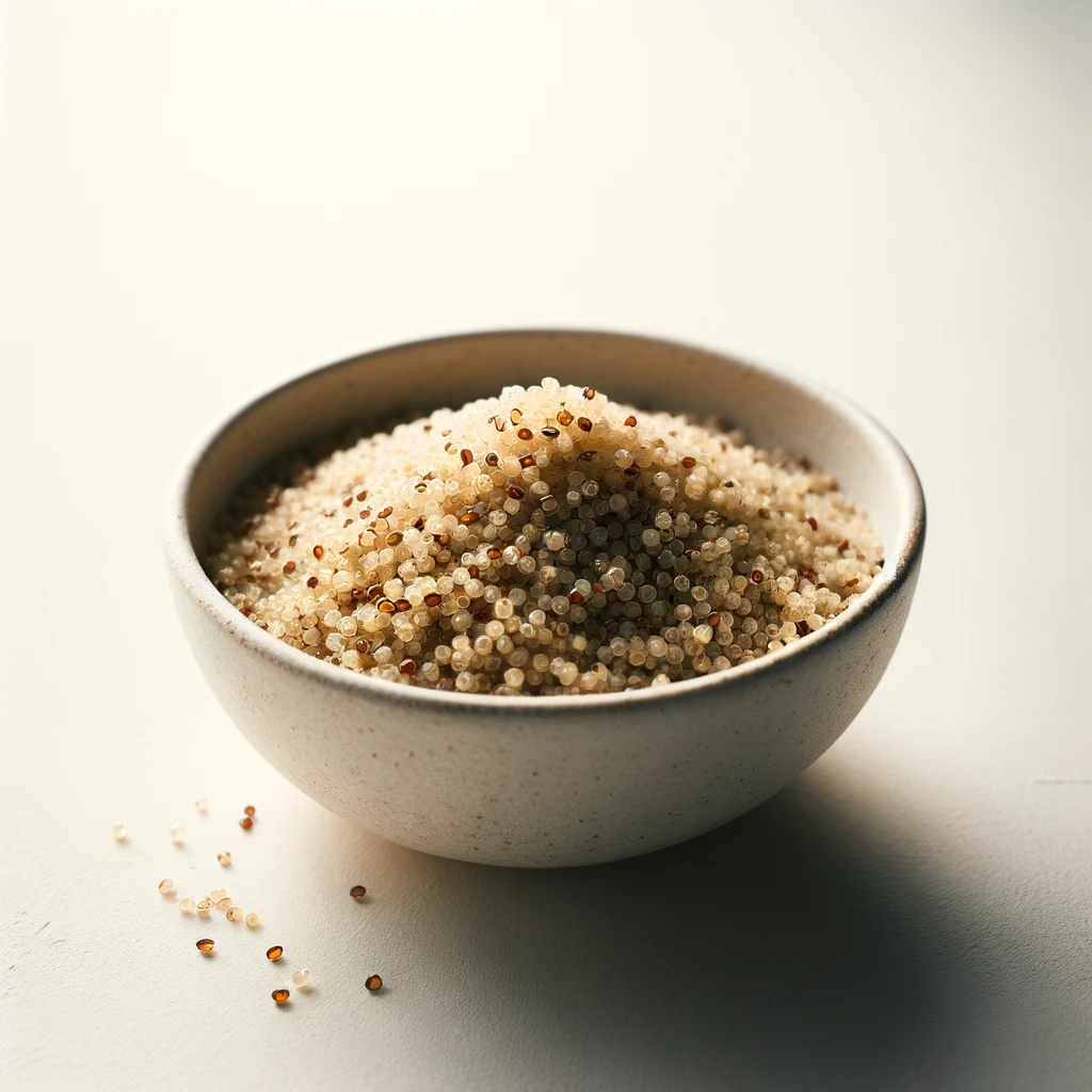 A simple and elegant quinoa bowl,